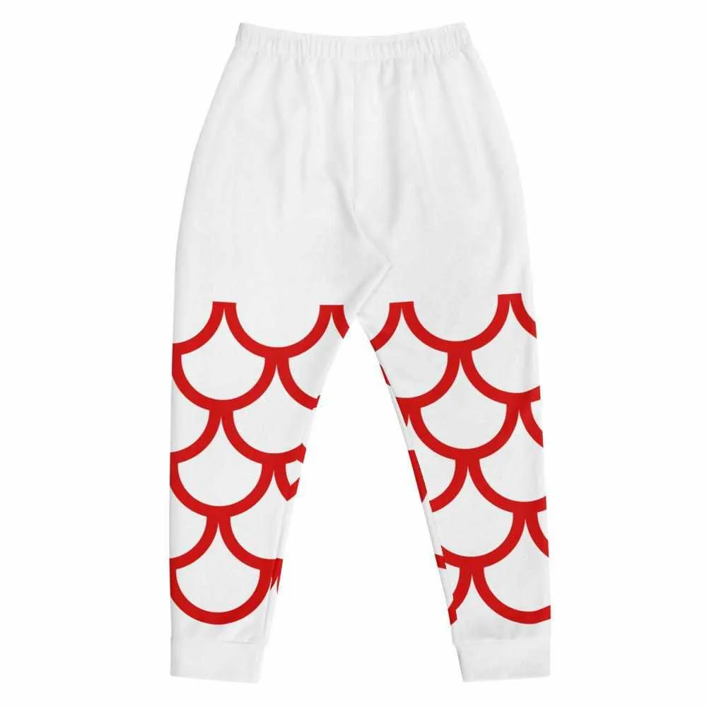 舞獅 Lion Dancer Unisex Joggers (White)