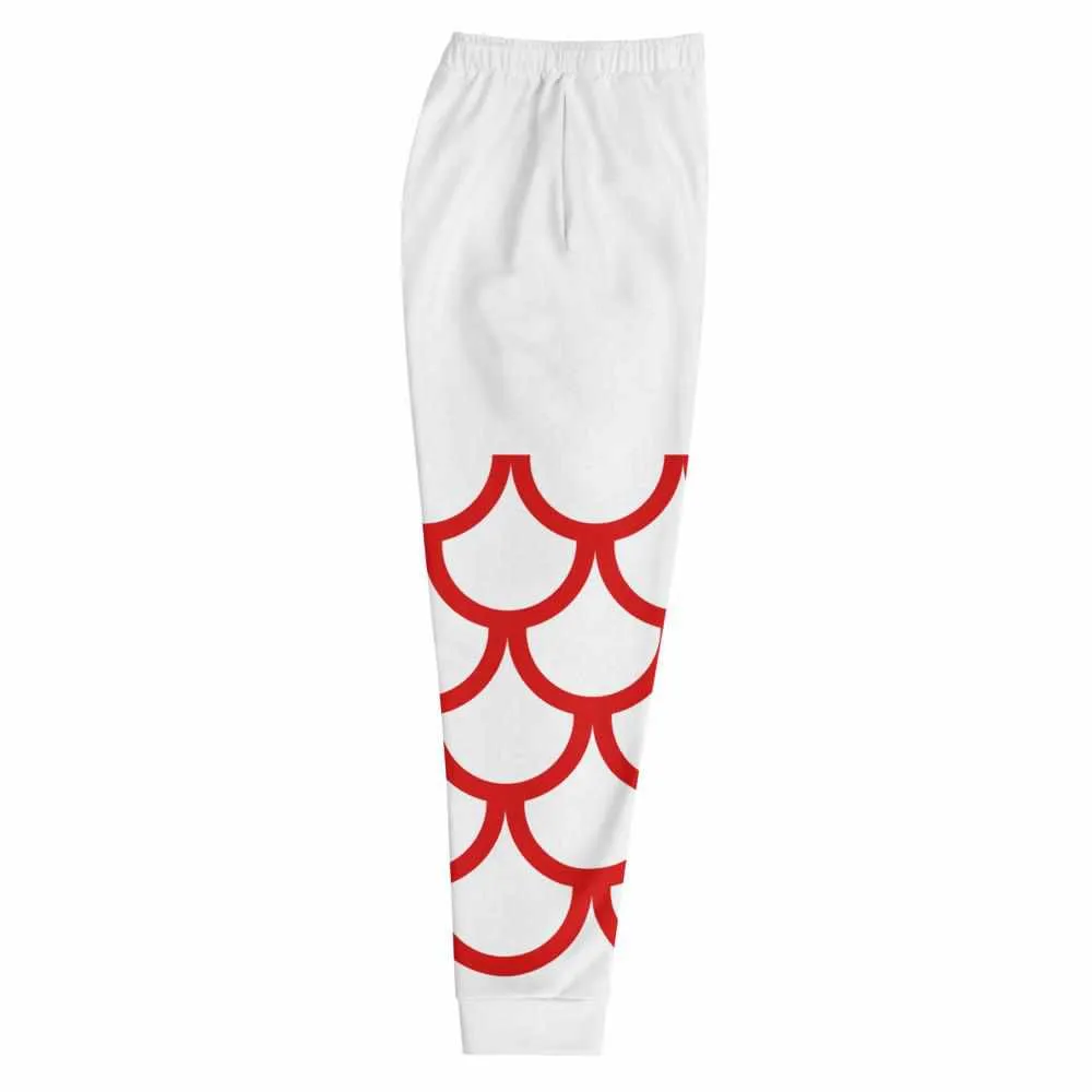 舞獅 Lion Dancer Unisex Joggers (White)