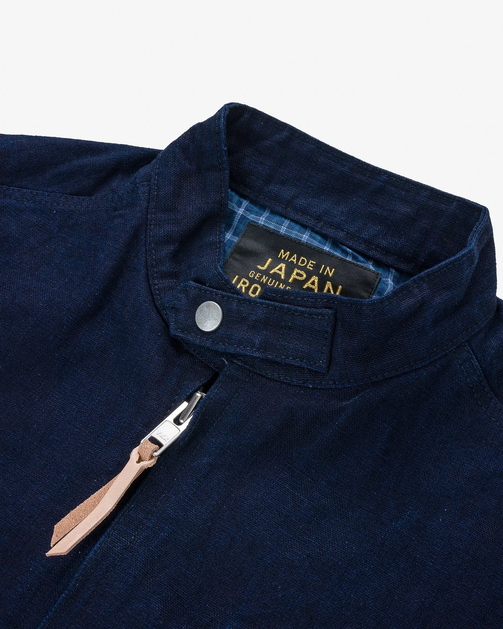 13oz Oxford Cloth Riders Jacket - Indigo