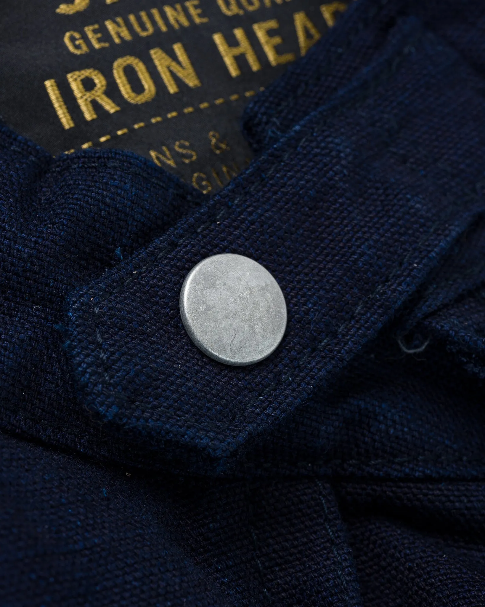 13oz Oxford Cloth Riders Jacket - Indigo