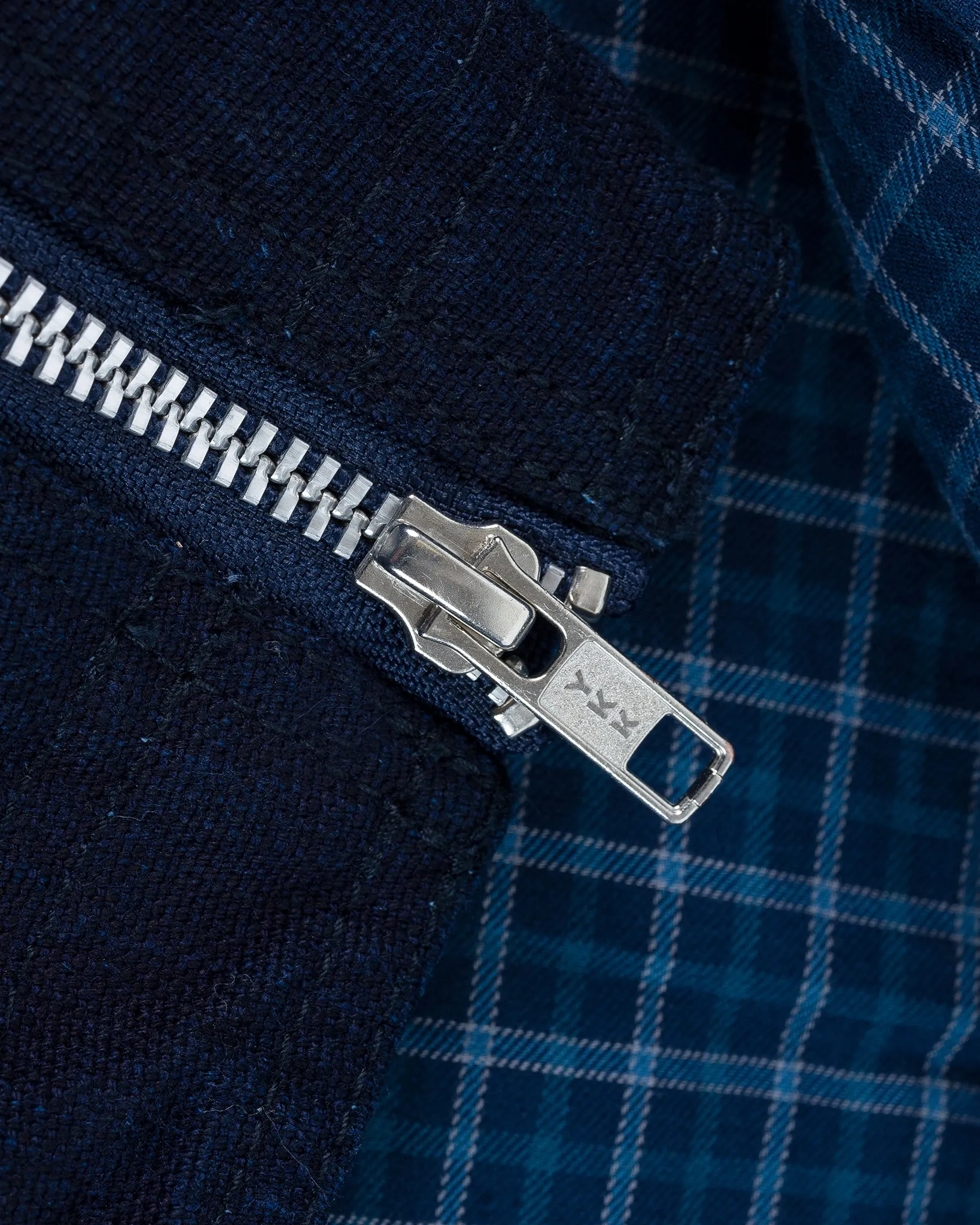 13oz Oxford Cloth Riders Jacket - Indigo