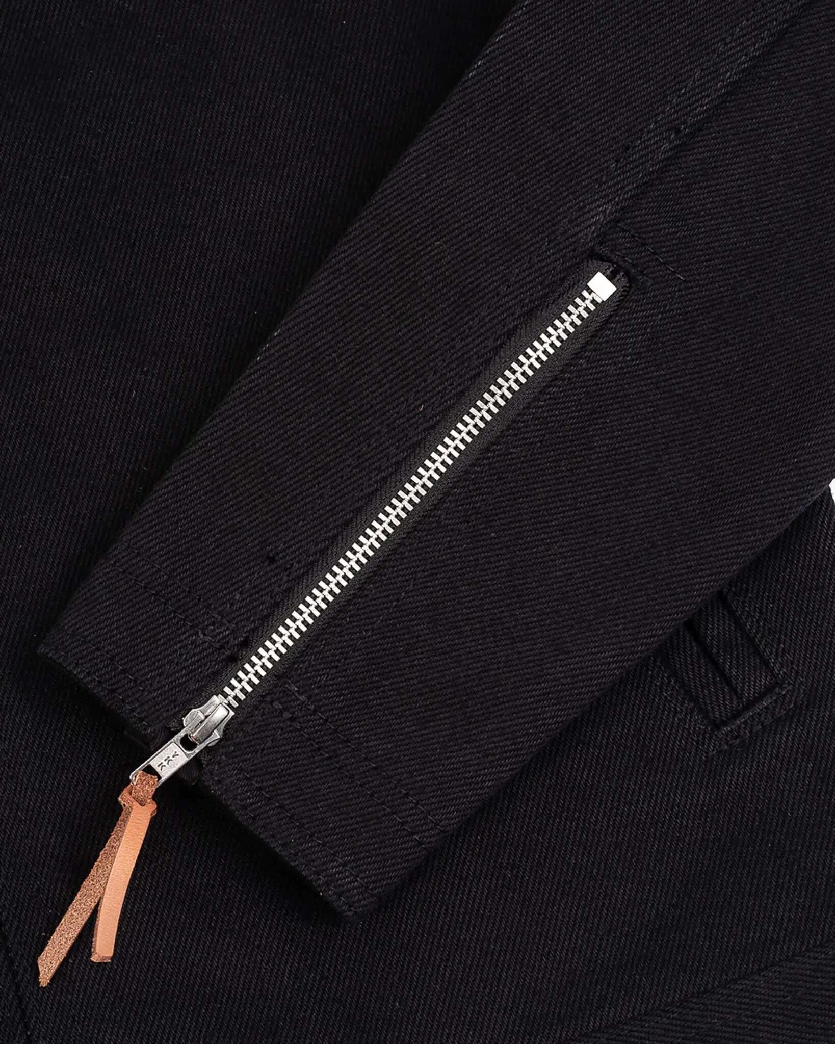 21oz Denim Rider's Jacket - Superblack Non-Fade