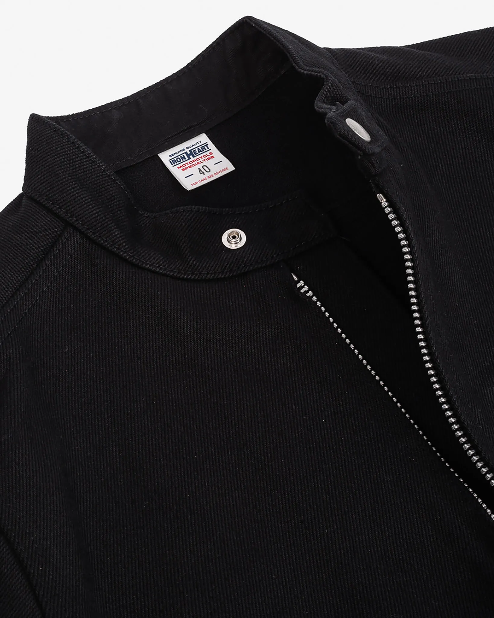 21oz Denim Rider's Jacket - Superblack Non-Fade