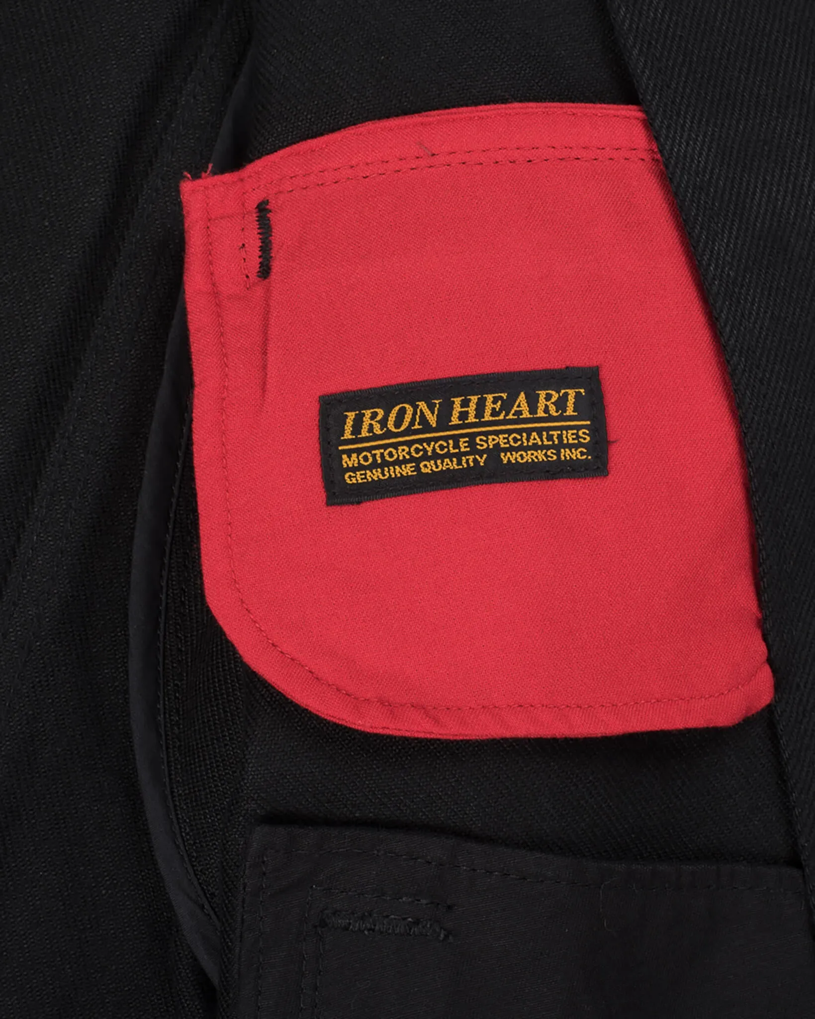 21oz Denim Rider's Jacket - Superblack Non-Fade
