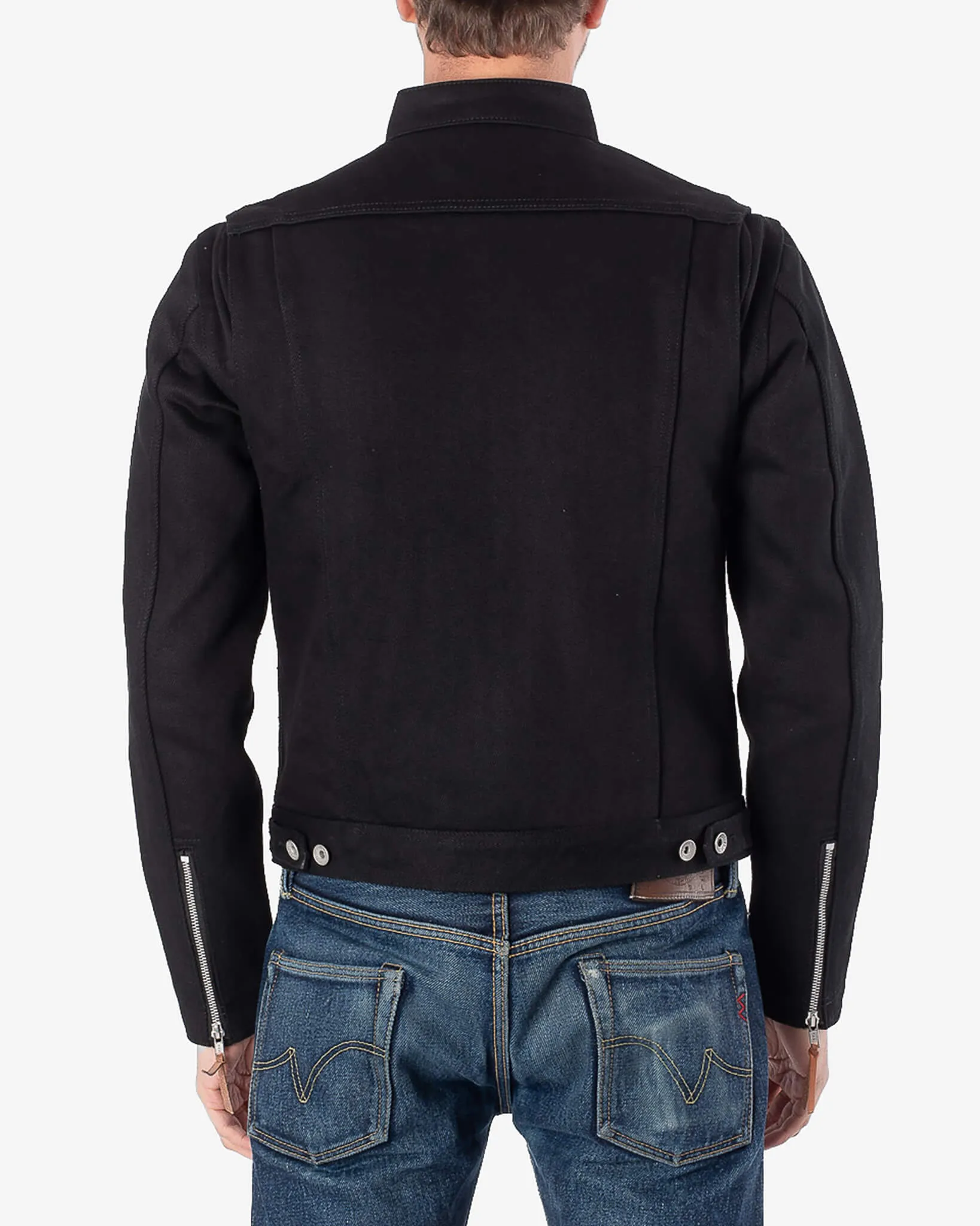 21oz Denim Rider's Jacket - Superblack Non-Fade