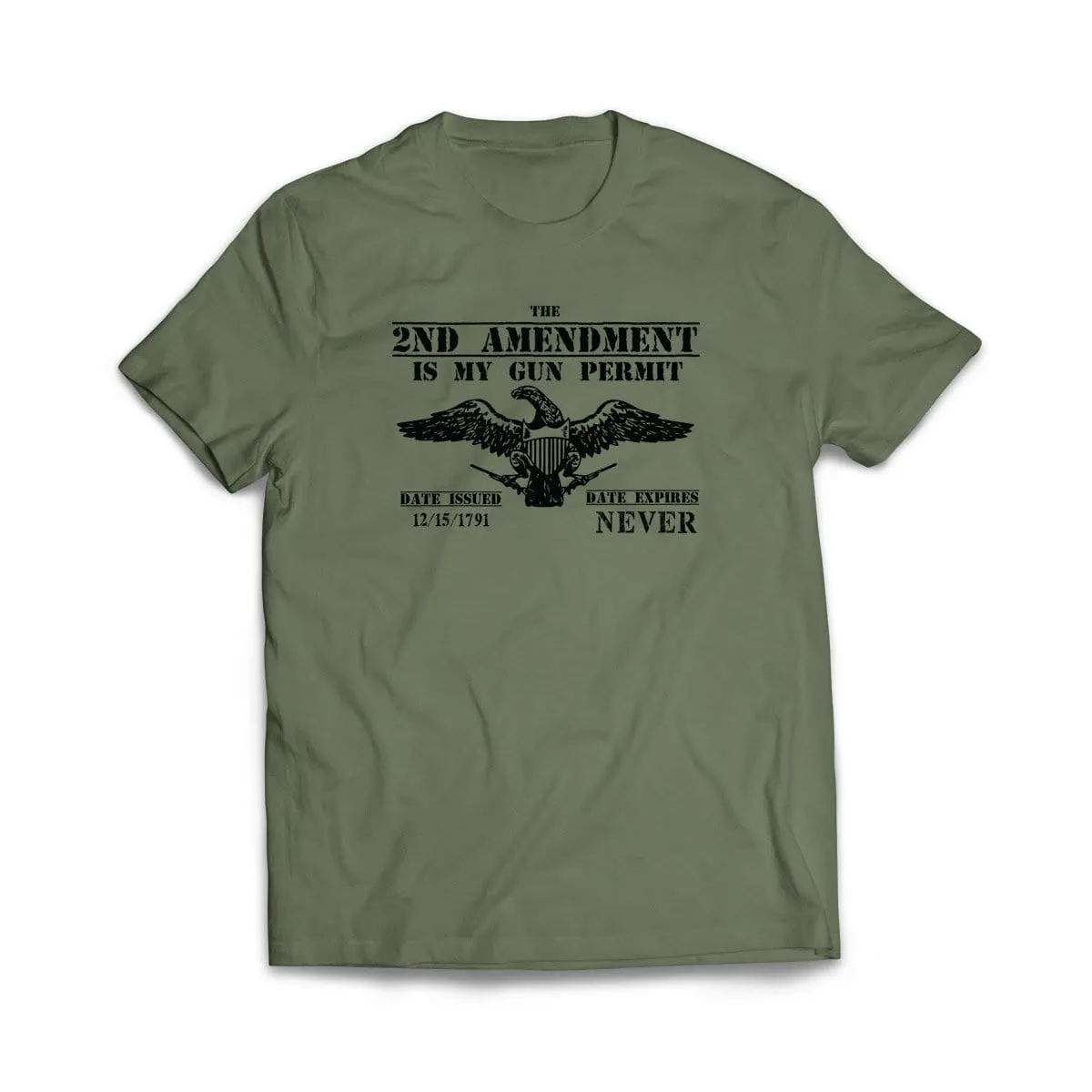 2nd Amendment Gun Permit T-Shirt
