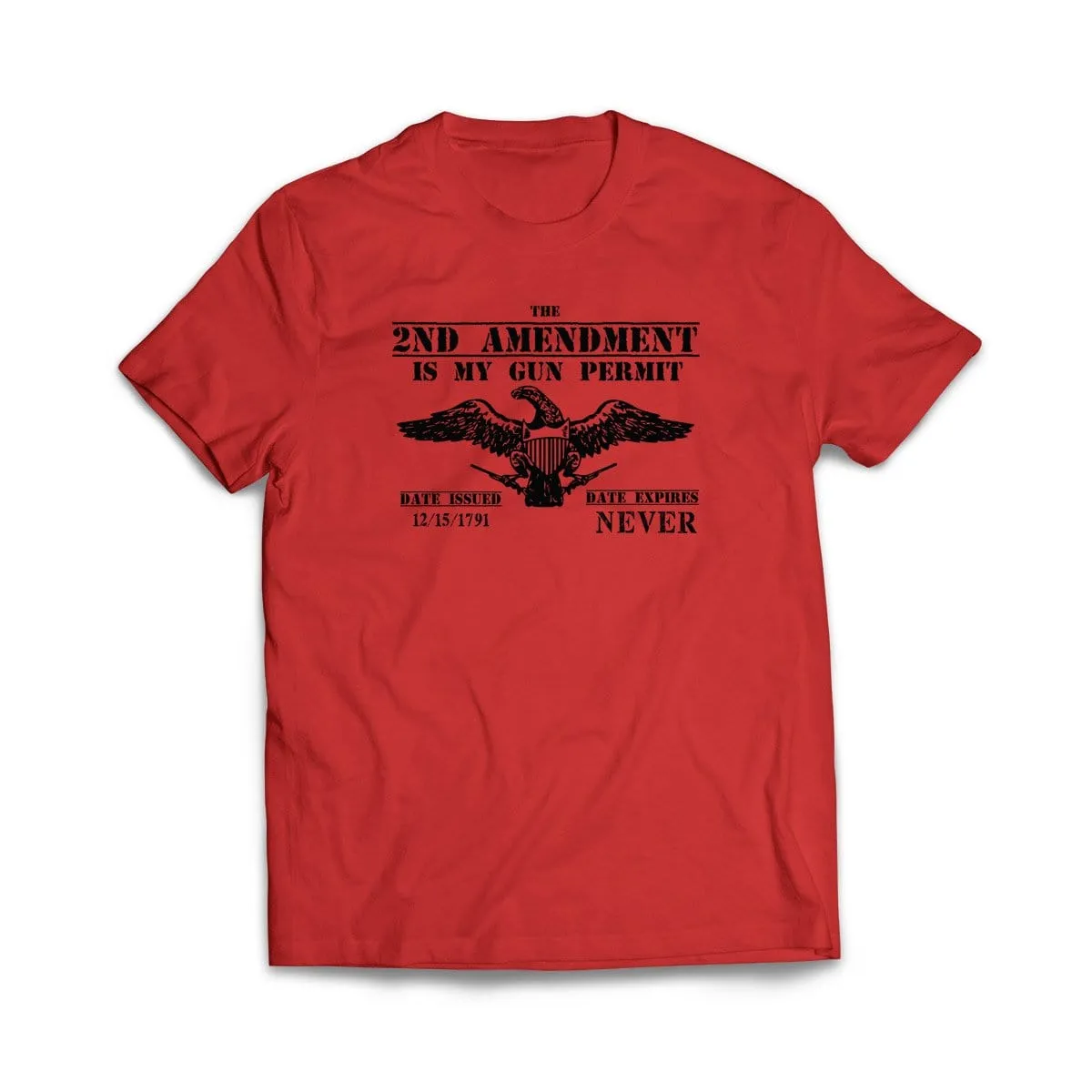 2nd Amendment Gun Permit T-Shirt