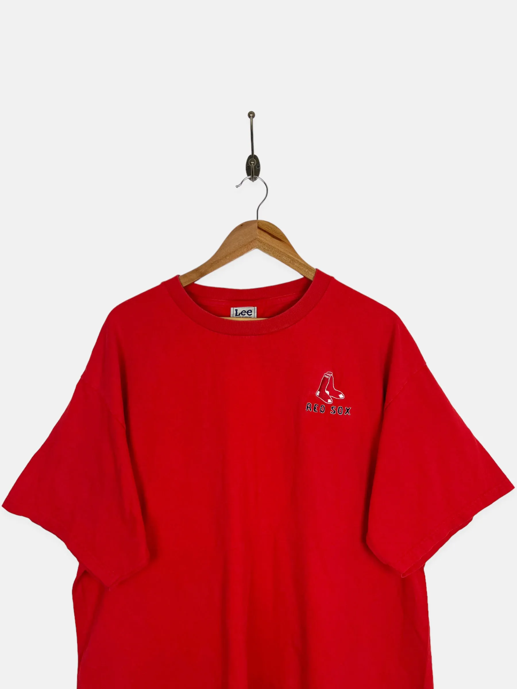 90's Boston Red Sox MLB Embroidered Vintage T-Shirt Size XL