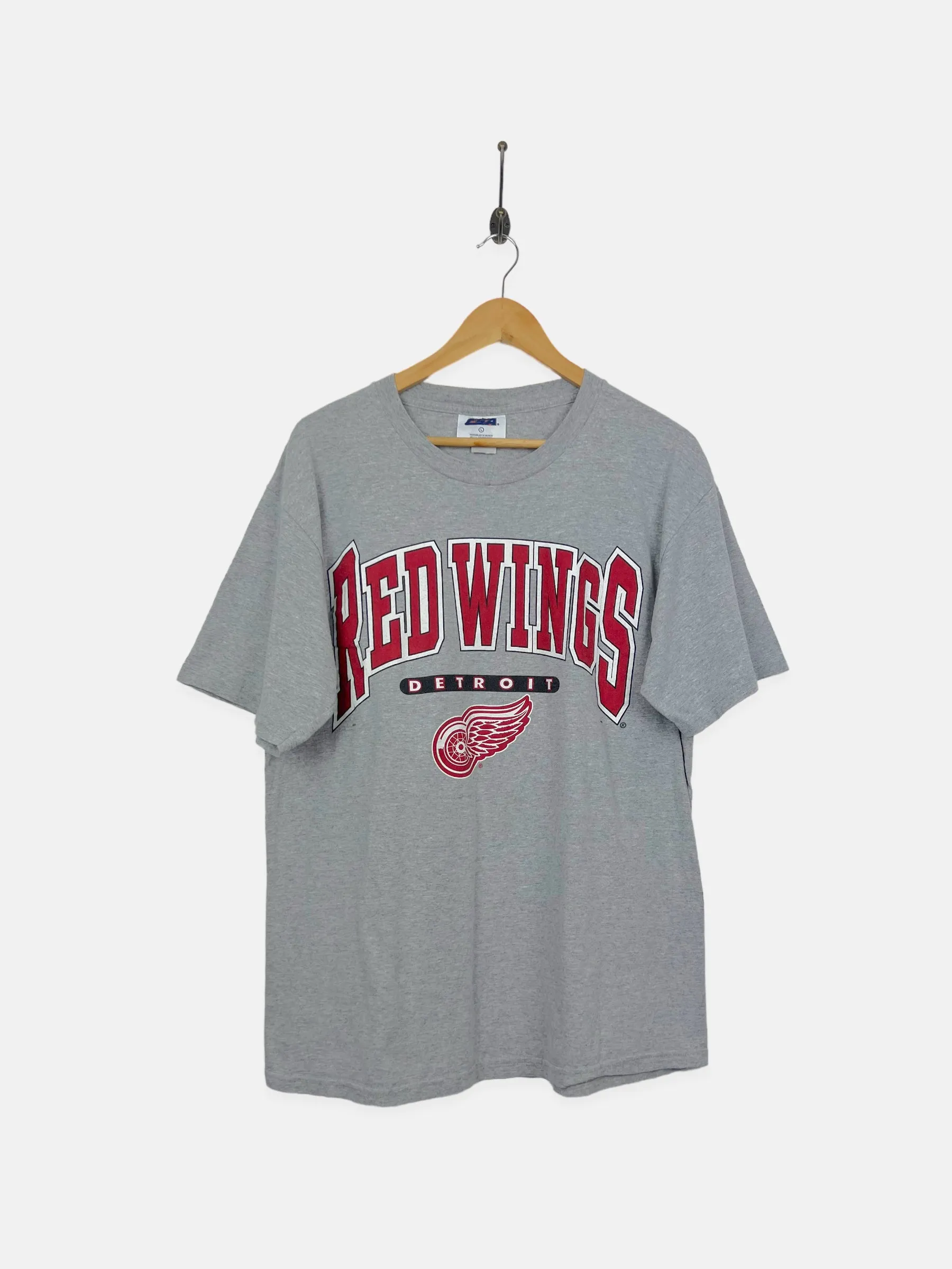 90's Detroit Red Wings NHL Vintage T-Shirt Size M