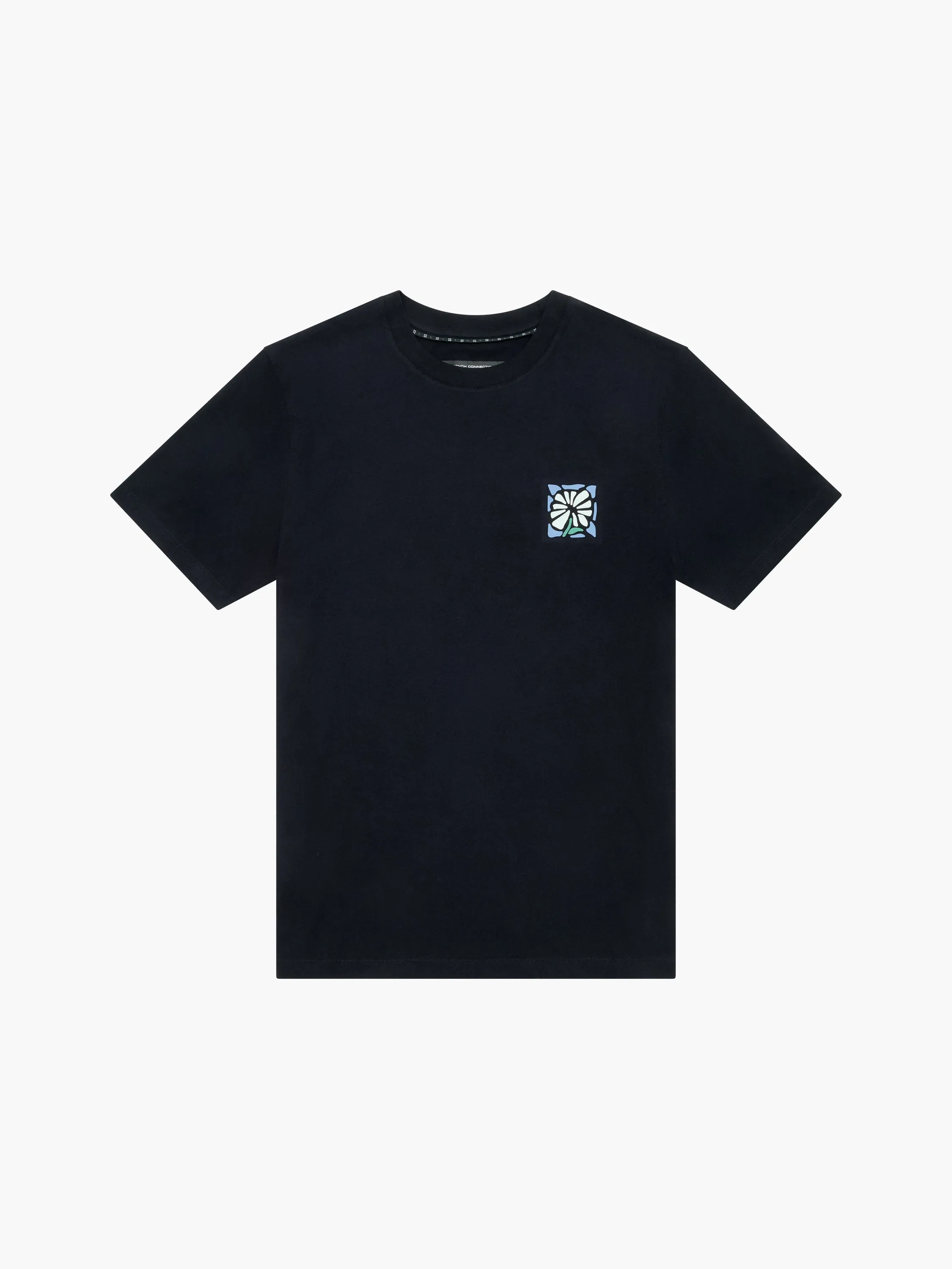 Abstract Flower Organic Graphic T-Shirt