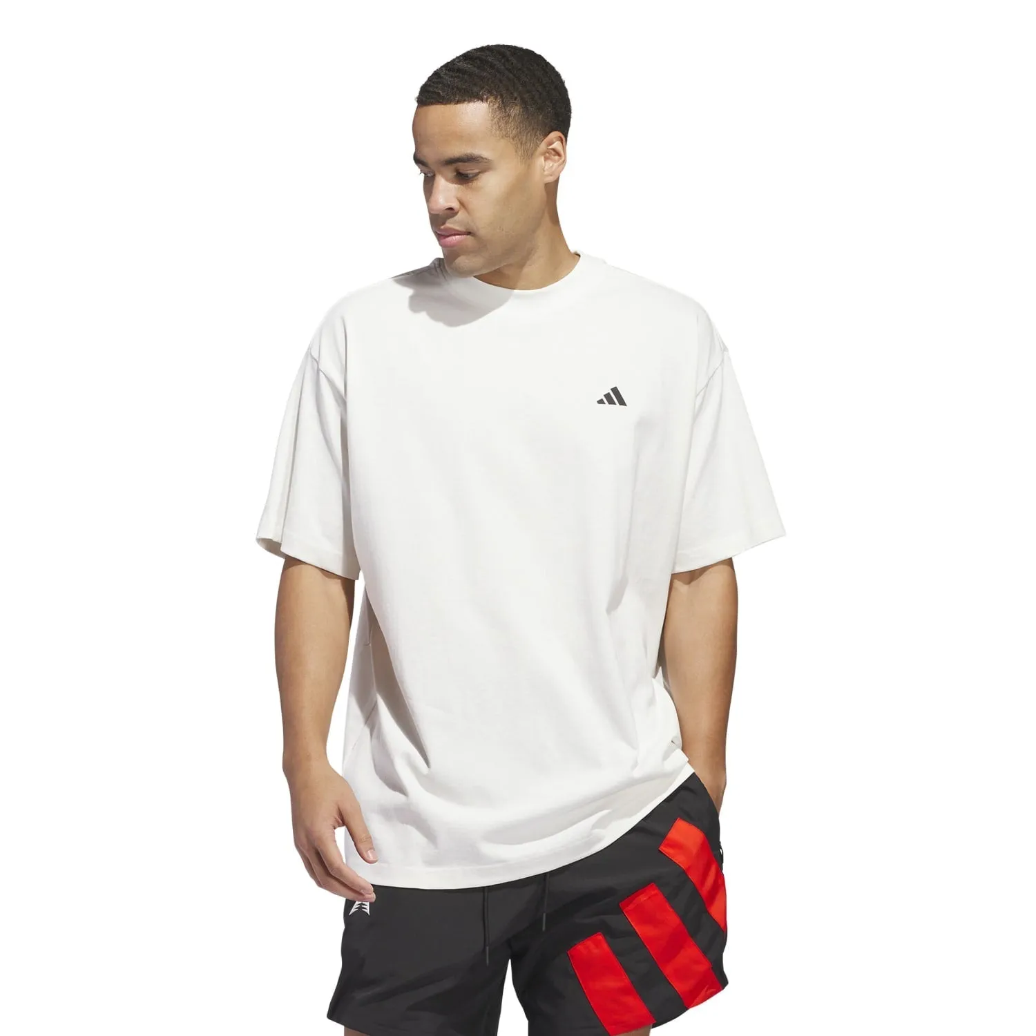 Adidas Men Anthony Edwards Takeover Graphic T-Shirt White JC7853