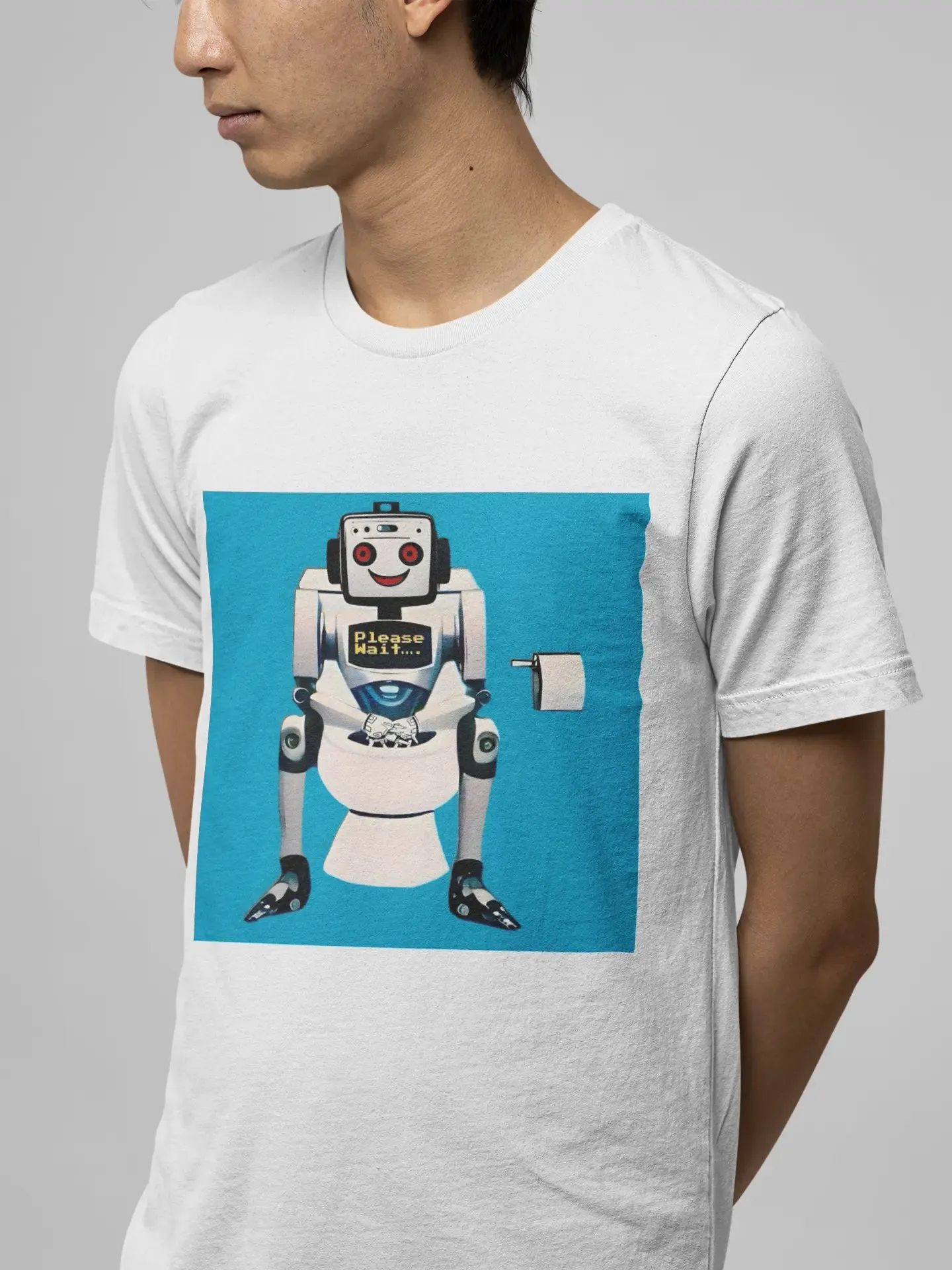 AI Bathroom Break Short Sleeve Staple T-Shirt