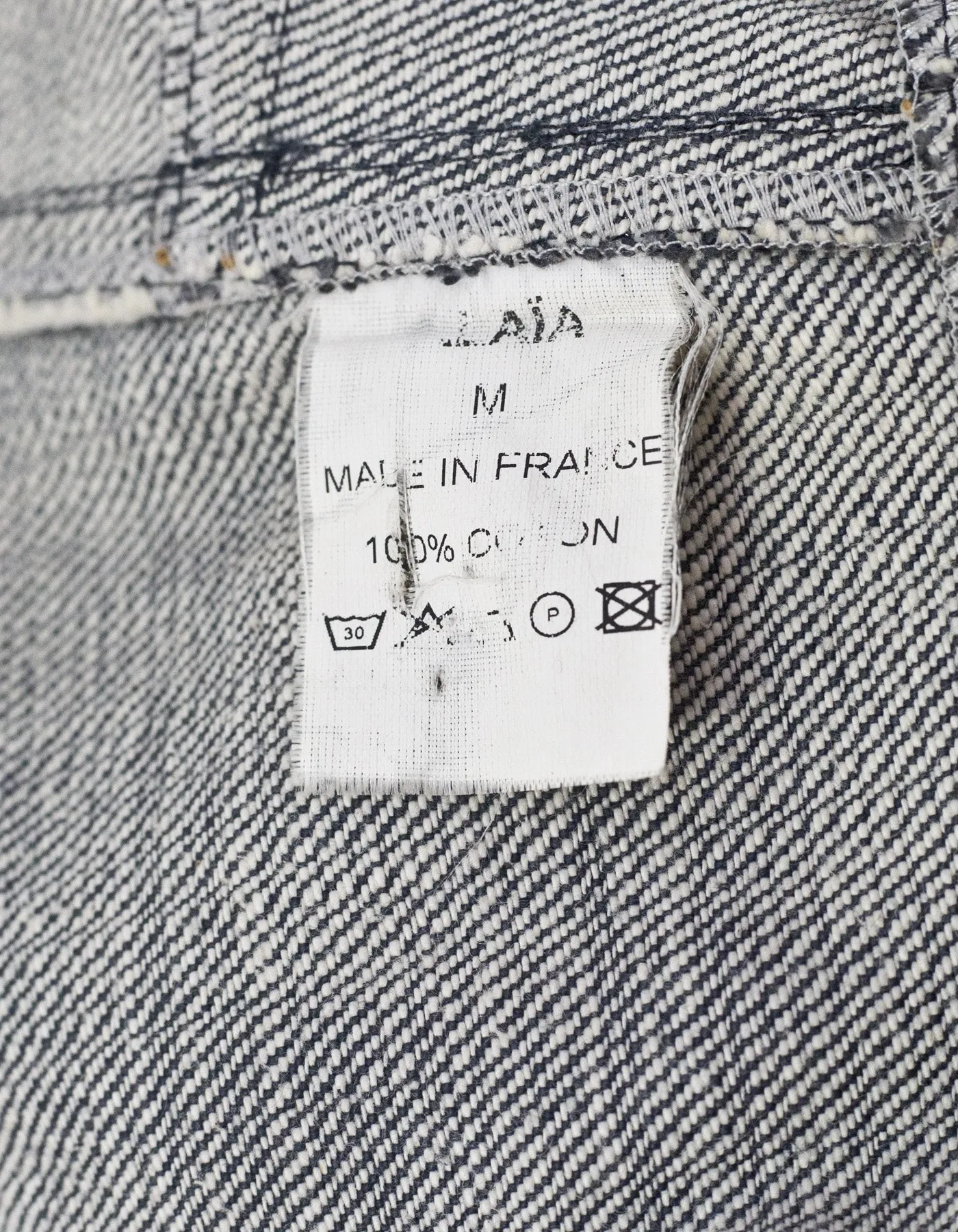 Alaia Blue Denim Dress Sz M