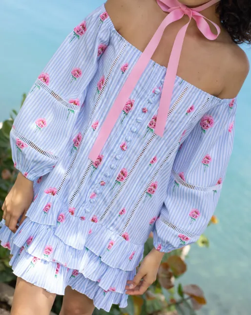 Alexa Mini Dress Stripes