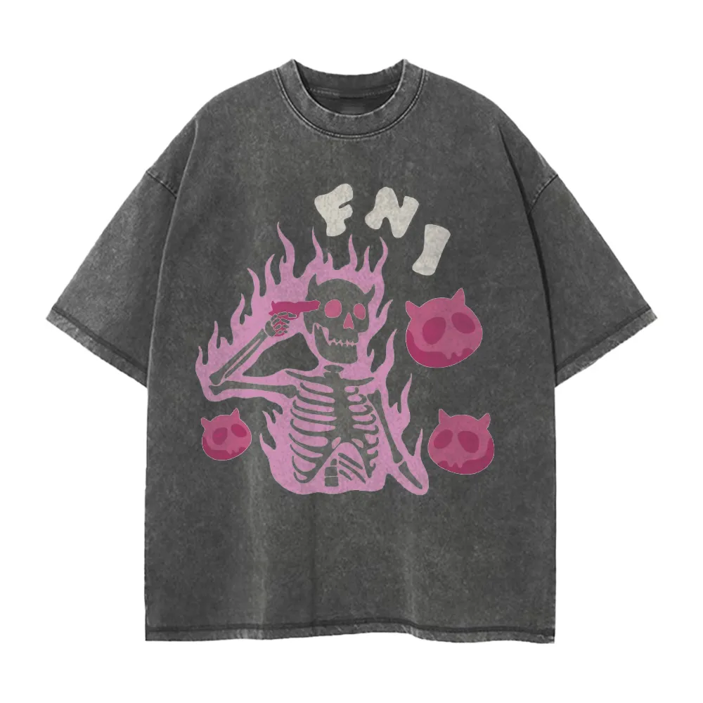 American Suicide Skeleton T-shirt