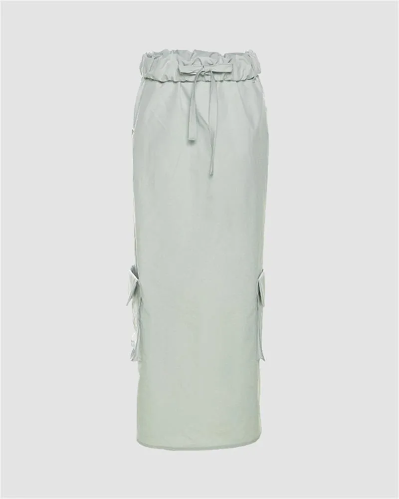 Amiphite Maxi Cargo Skirt