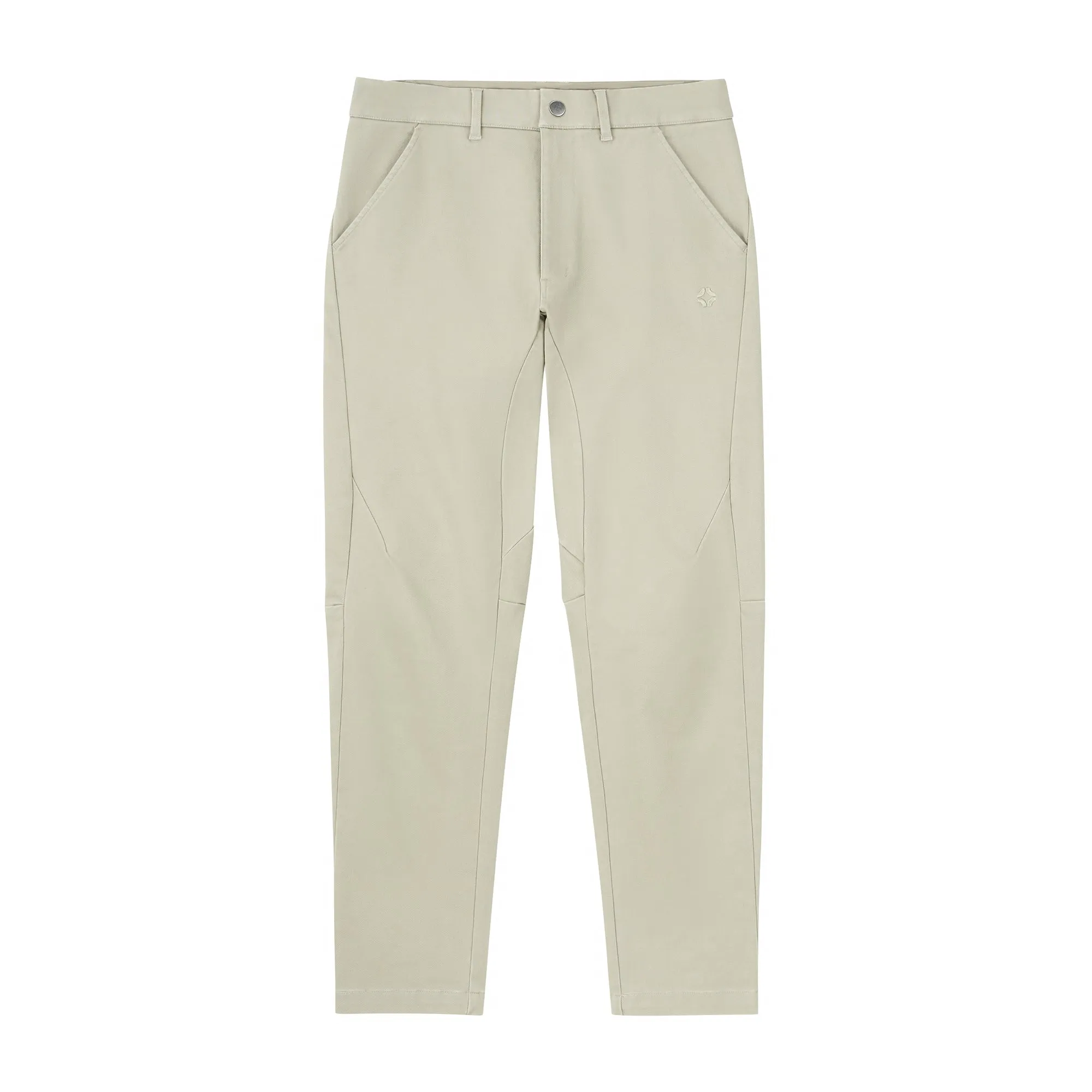 ARYAN - Slim-Fit Washed Cotton Pants