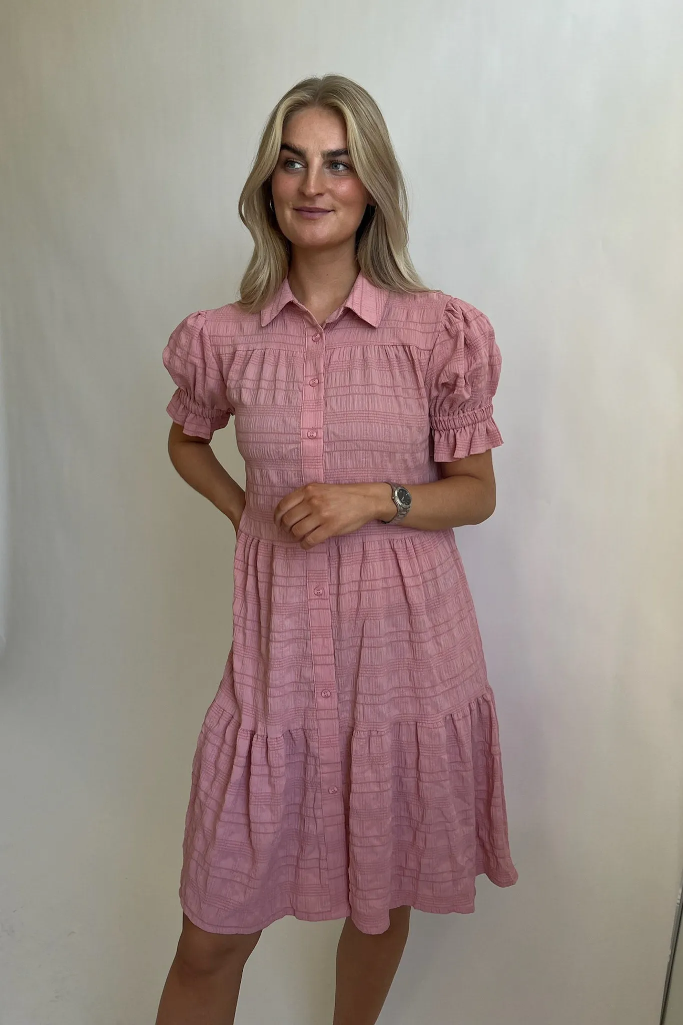 AstaIC Kjole - Støvet Rosa