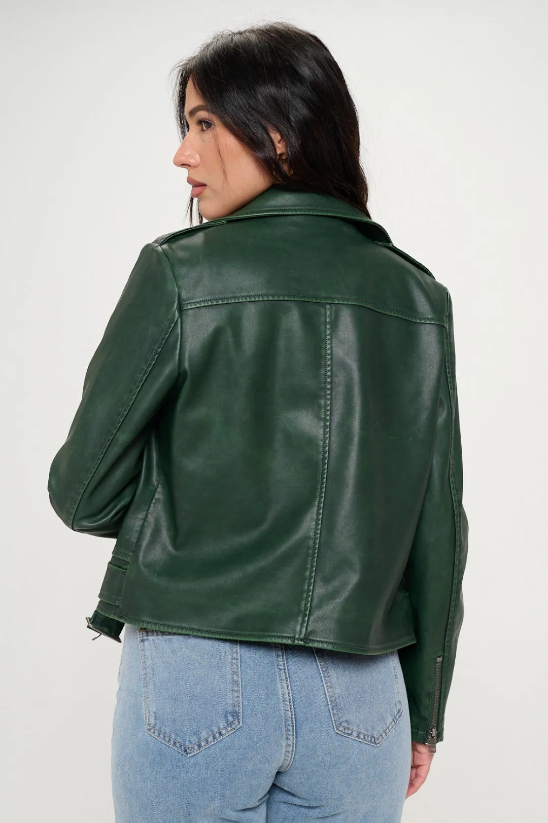 Asymmetric Belt Jacket