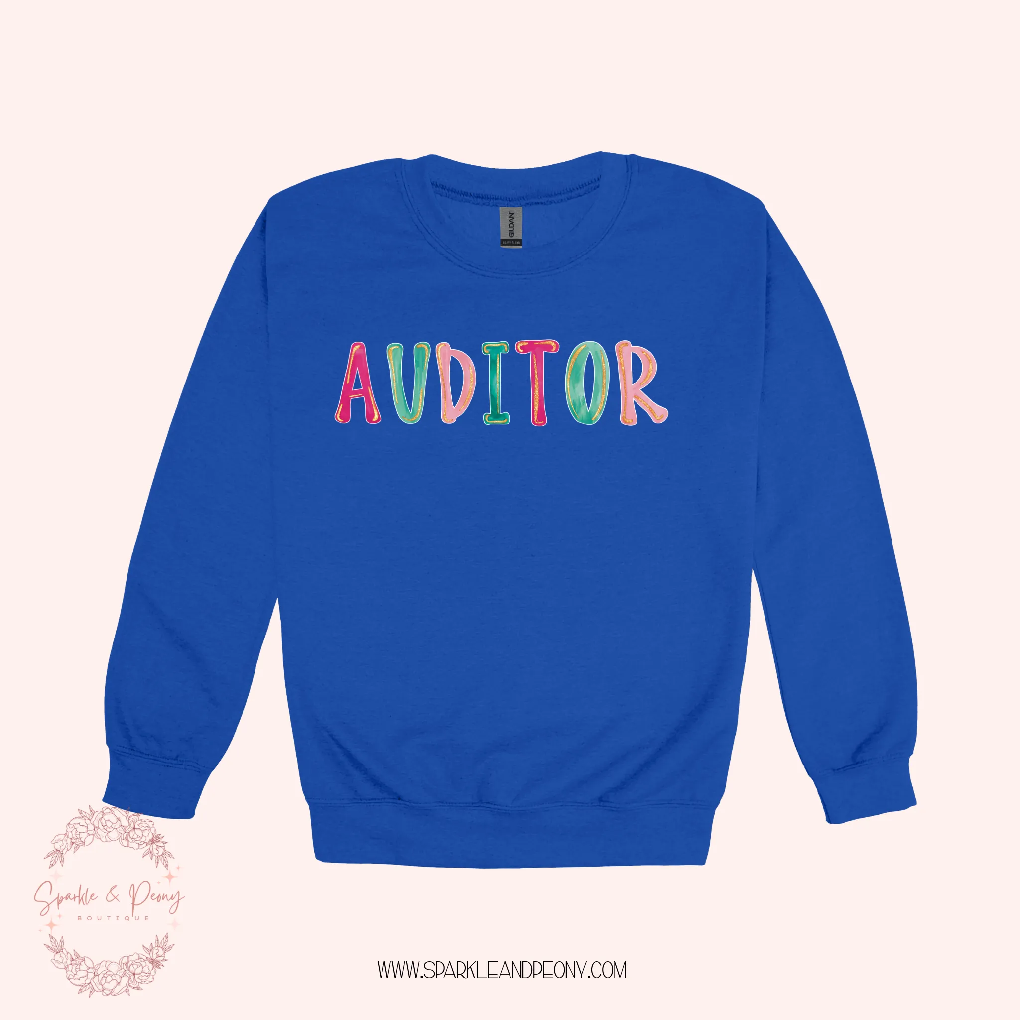 Auditor graphic crewneck- adult sizes