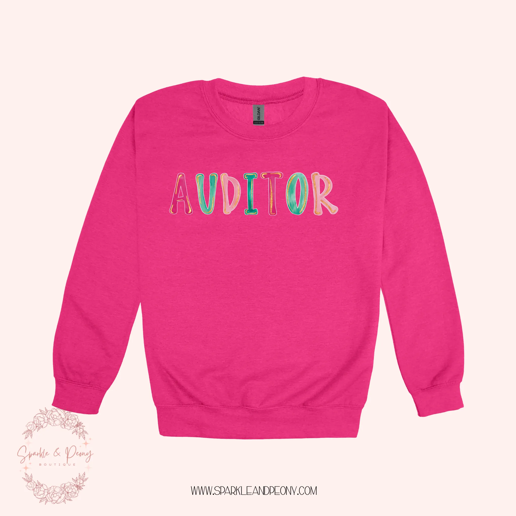 Auditor graphic crewneck- adult sizes