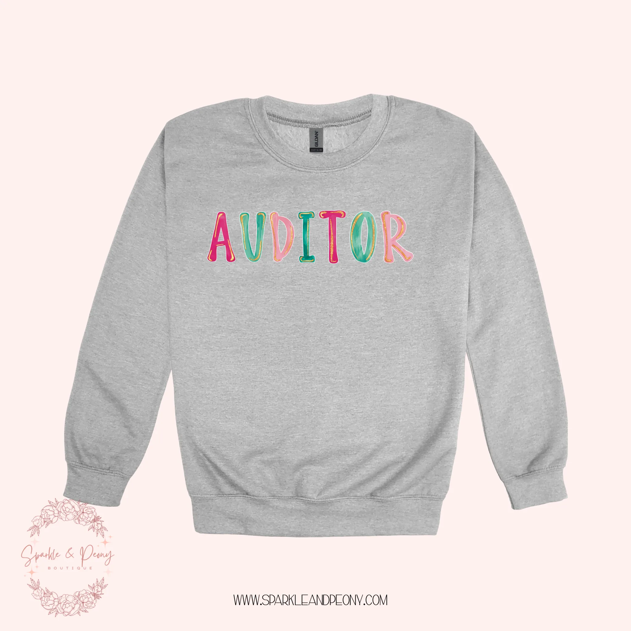 Auditor graphic crewneck- adult sizes