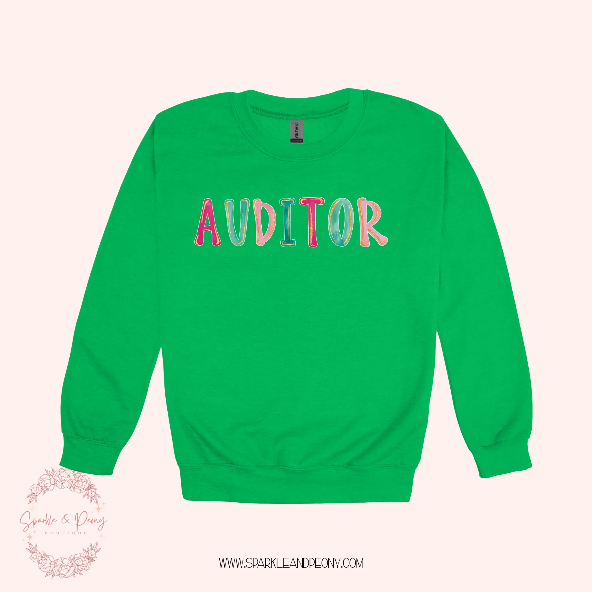 Auditor graphic crewneck- adult sizes