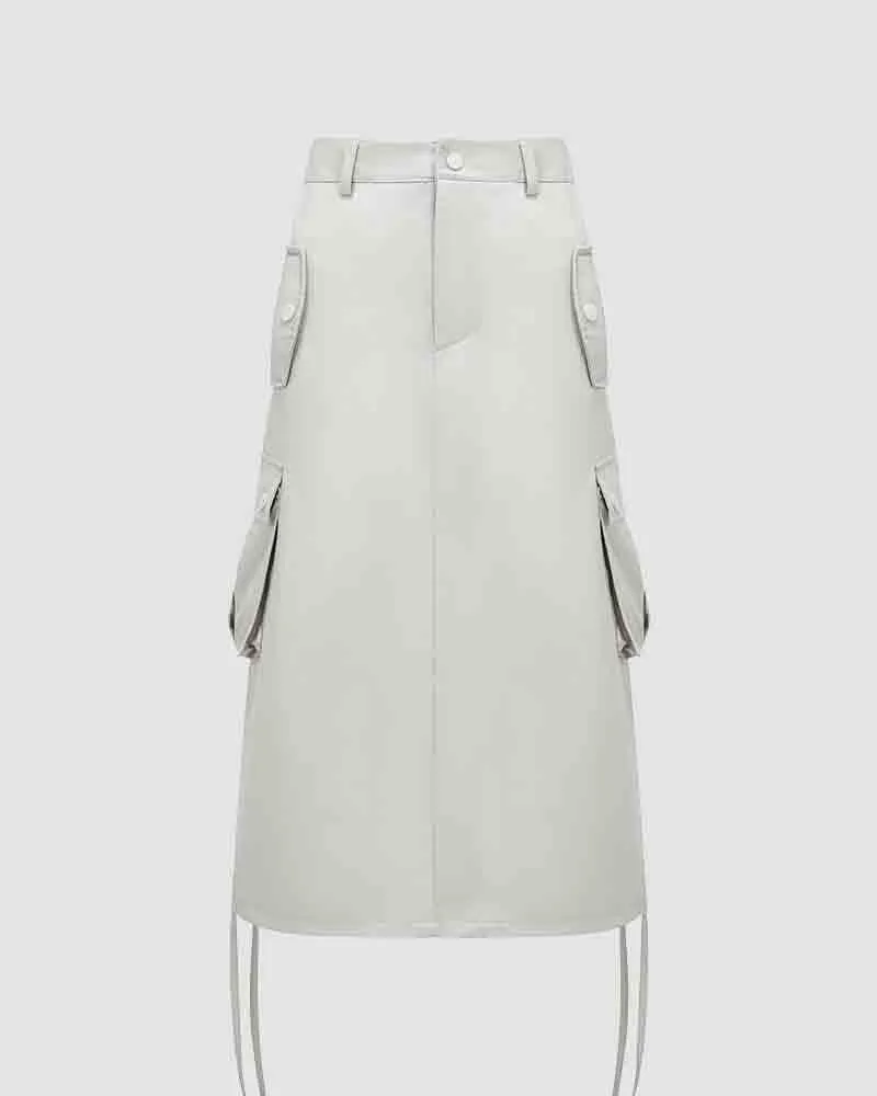 Aura Signal Maxi Cargo Skirt