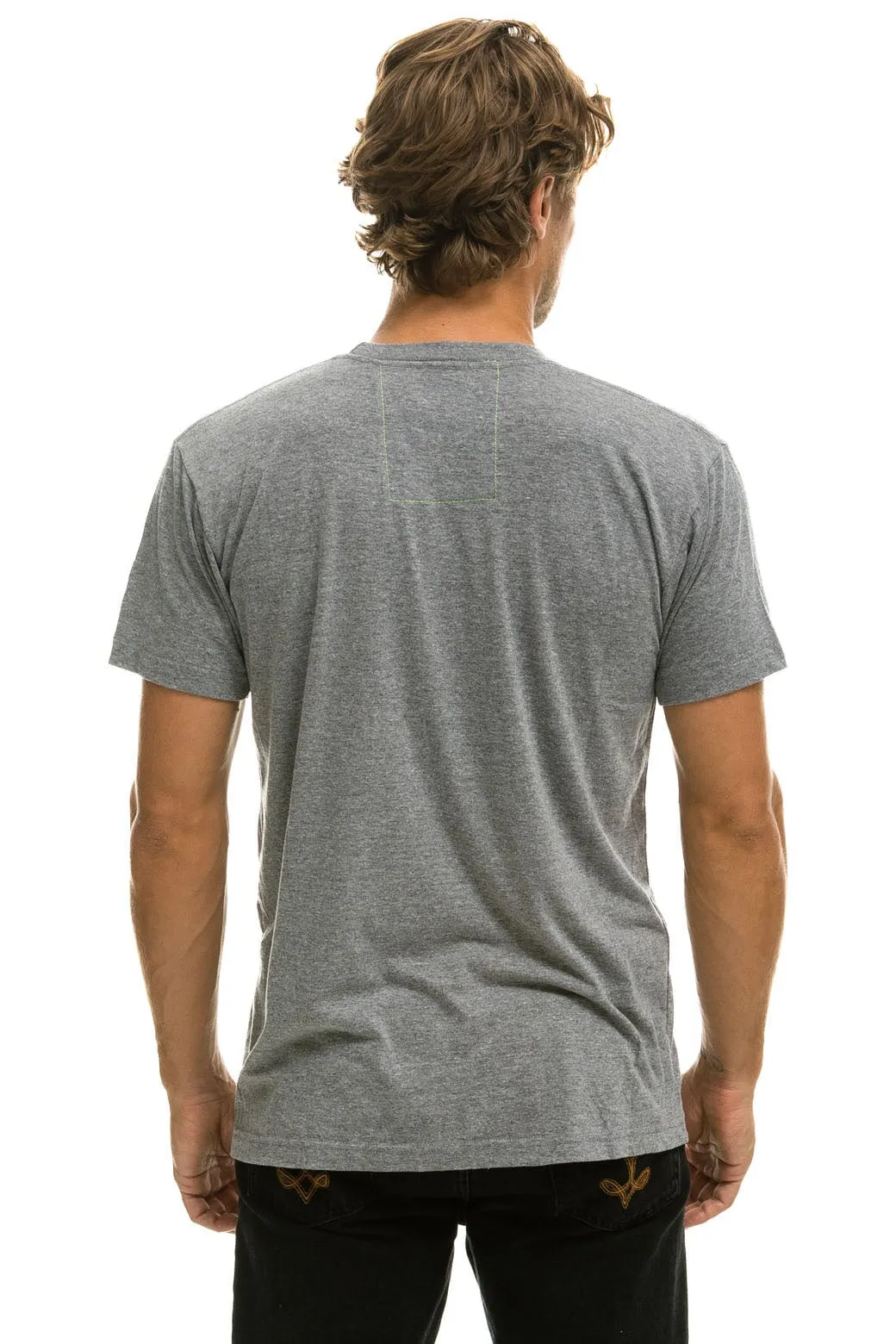 AVIATOR NATION NORTH SHORE TEE - HEATHER GREY