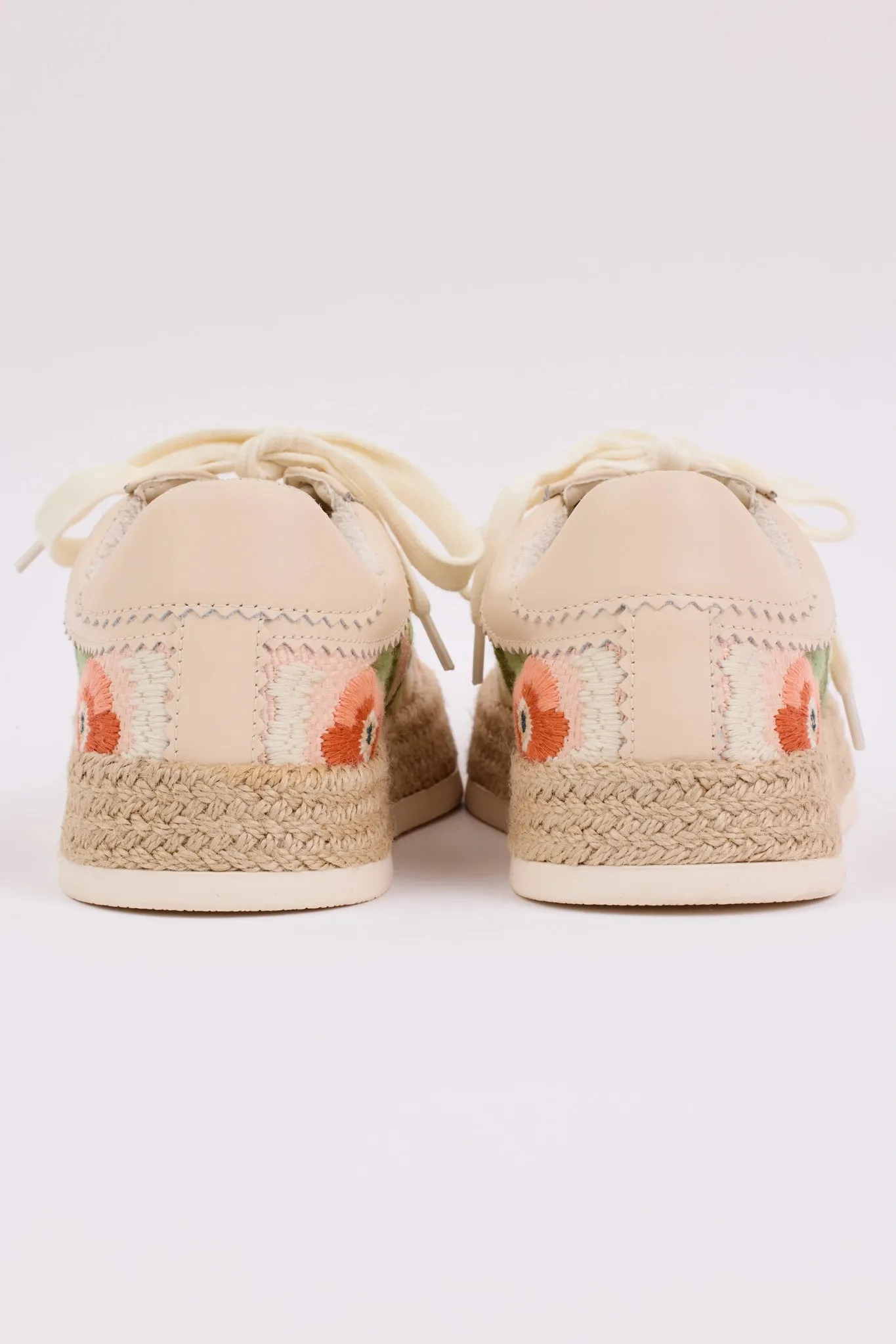 Azalia Sneaker-Pink Floral Raffia  by Dolce Vita