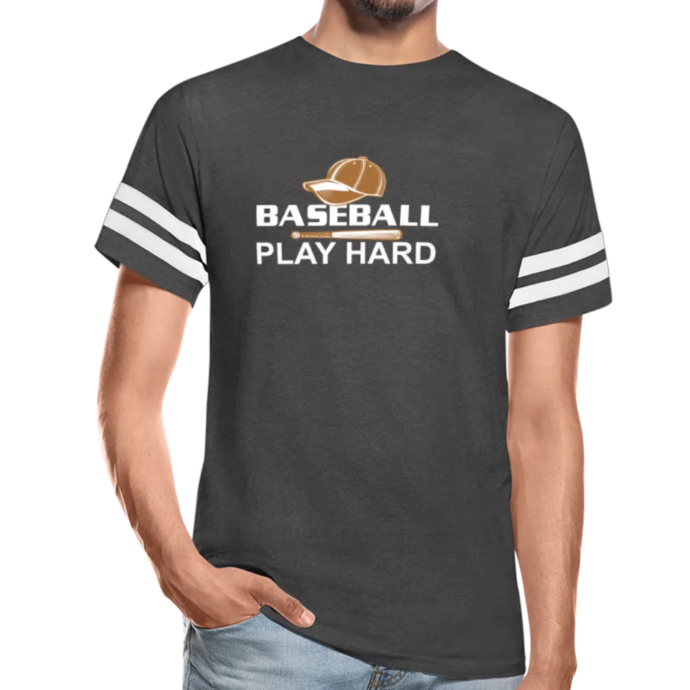BASEBALL PLAY HARD Vintage Sport T-Shirt