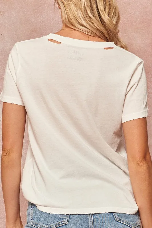 Be Kind Vintage Distressed Tee