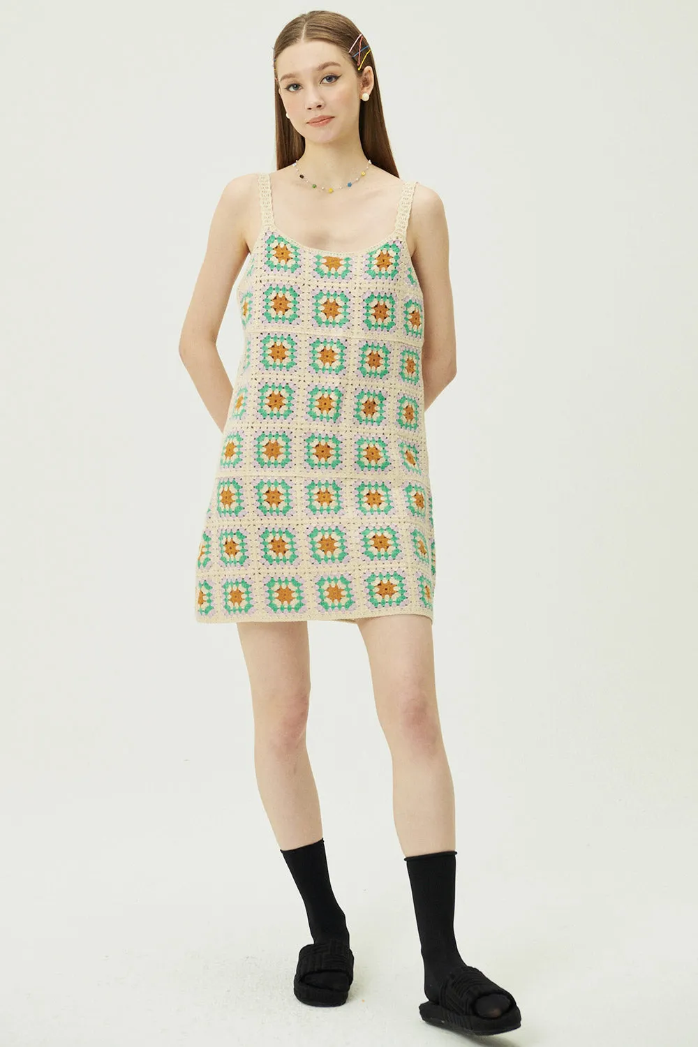 Beverly Crochet Mini Dress