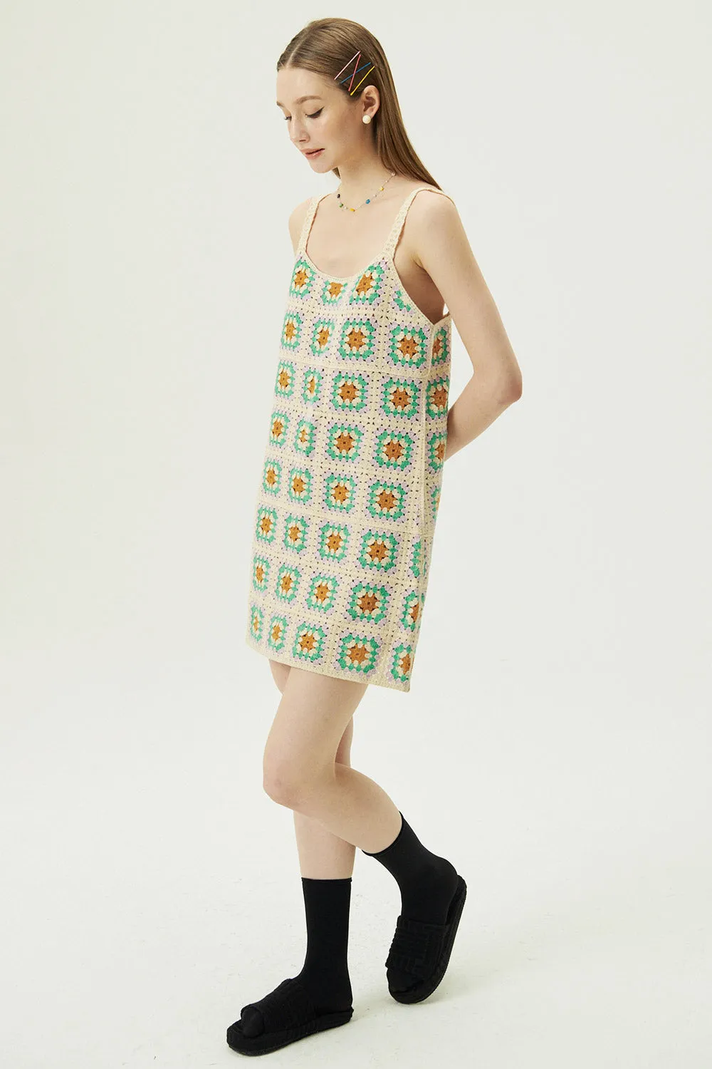 Beverly Crochet Mini Dress