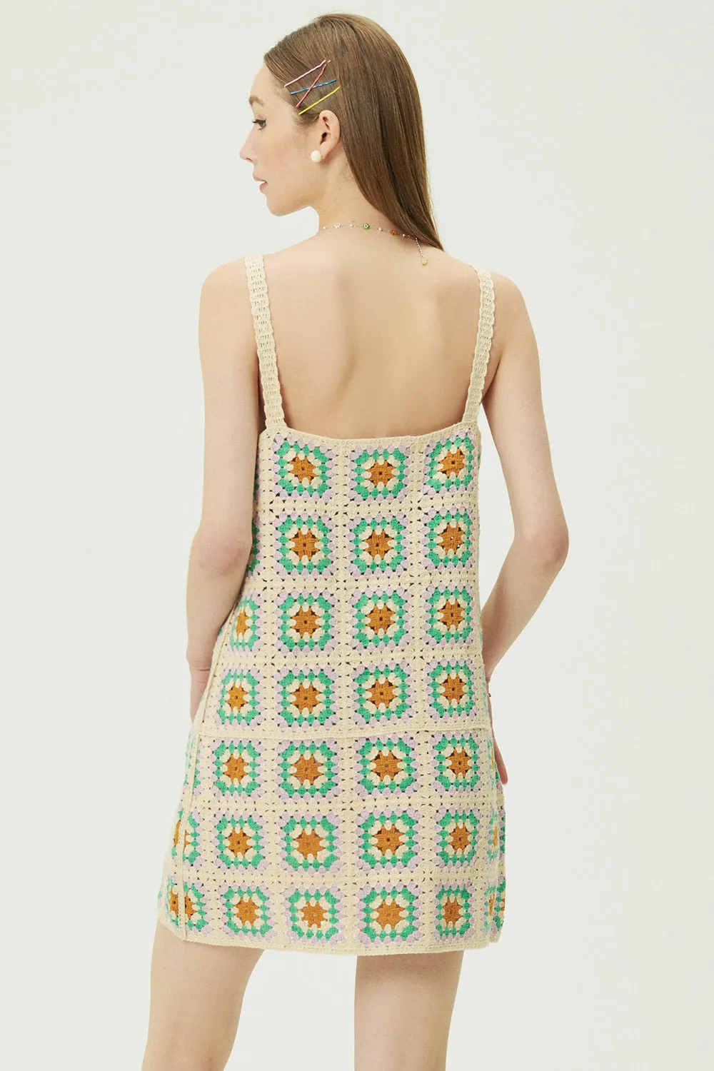 Beverly Crochet Mini Dress