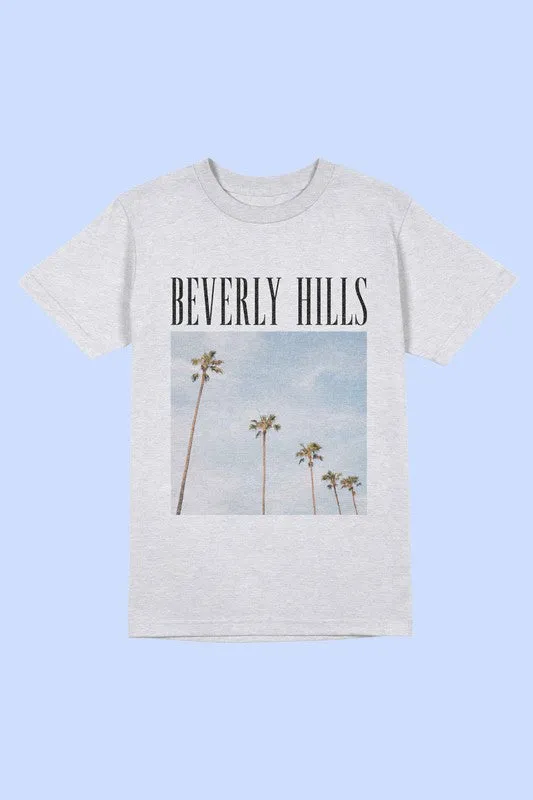 BEVERLY HILLS PHOTOGRAPH GRAPHIC TEE