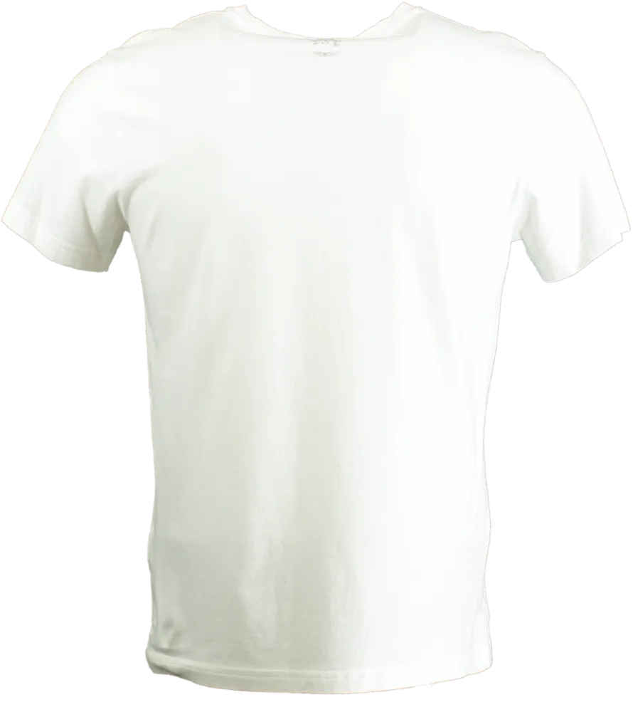 Billionaire White Lion Print T-Shirt UK S