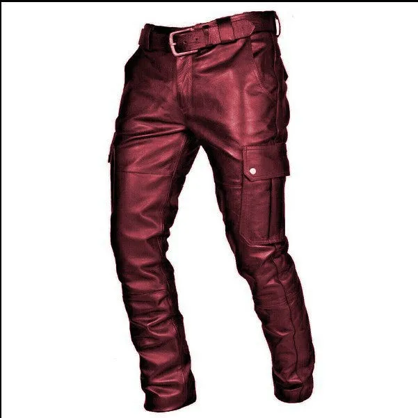 Black Leather Pants For Men