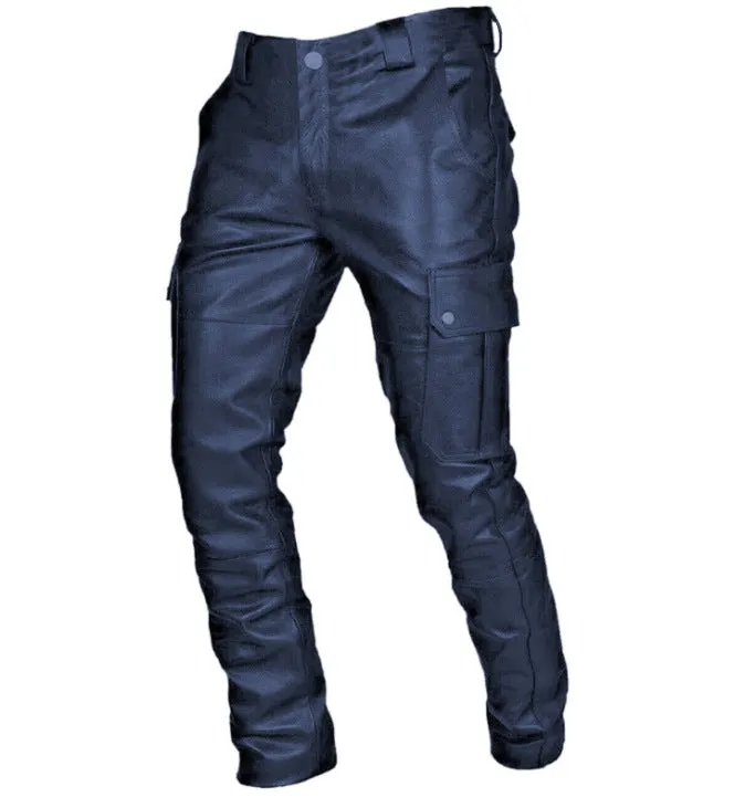Black Leather Pants For Men