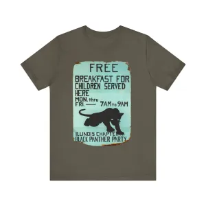 Black Panther Party/Free Breakfast for Children: Unisex Jersey Tee
