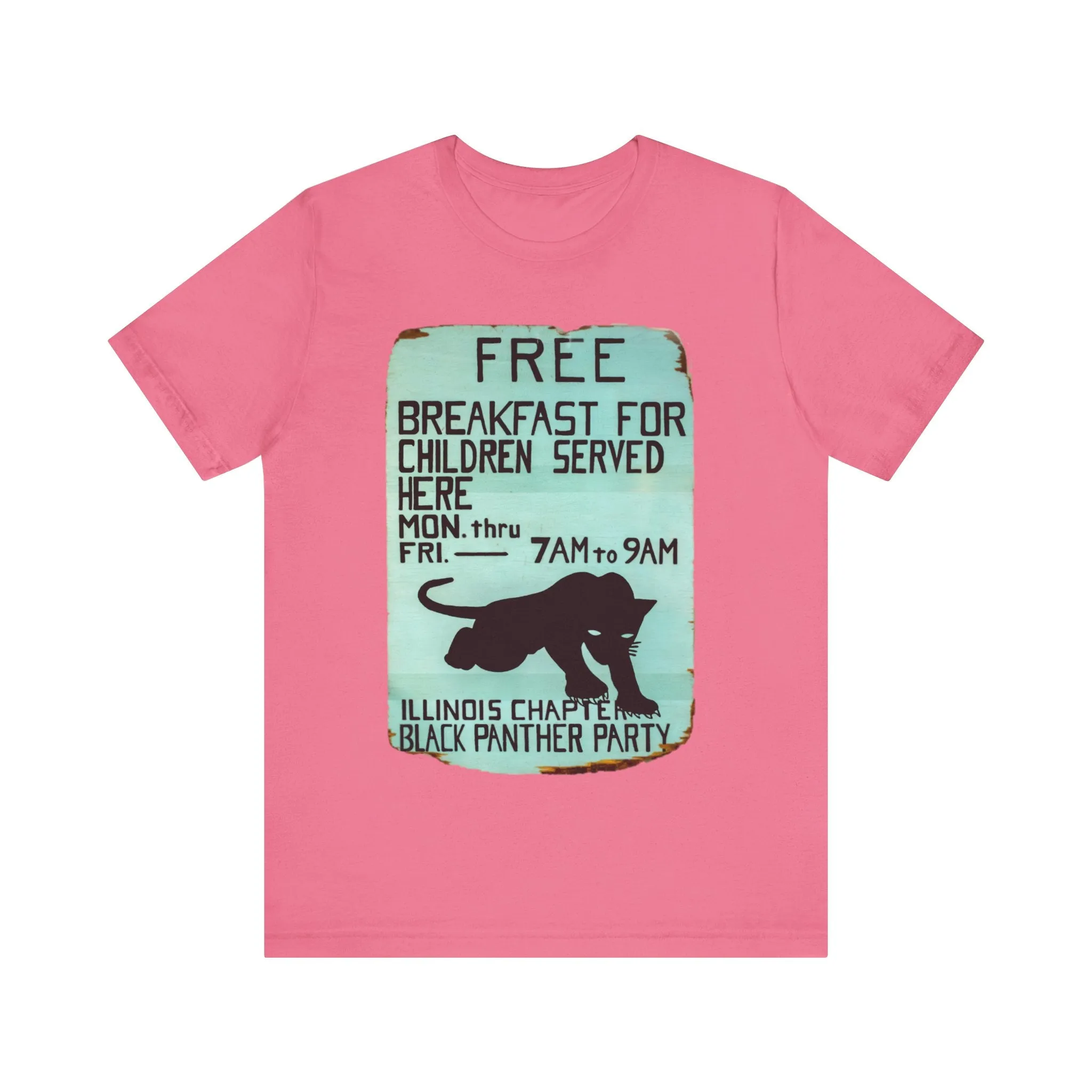 Black Panther Party/Free Breakfast for Children: Unisex Jersey Tee