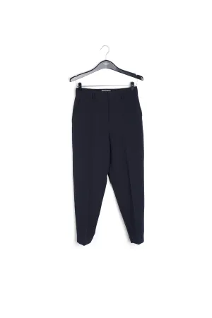 Black tapered pants
