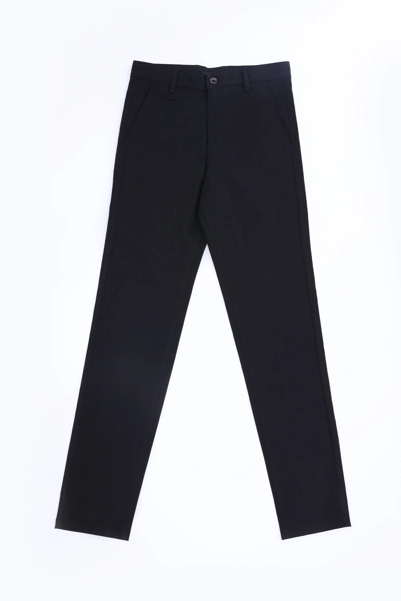 BLACK TAPPED FIT PANTS