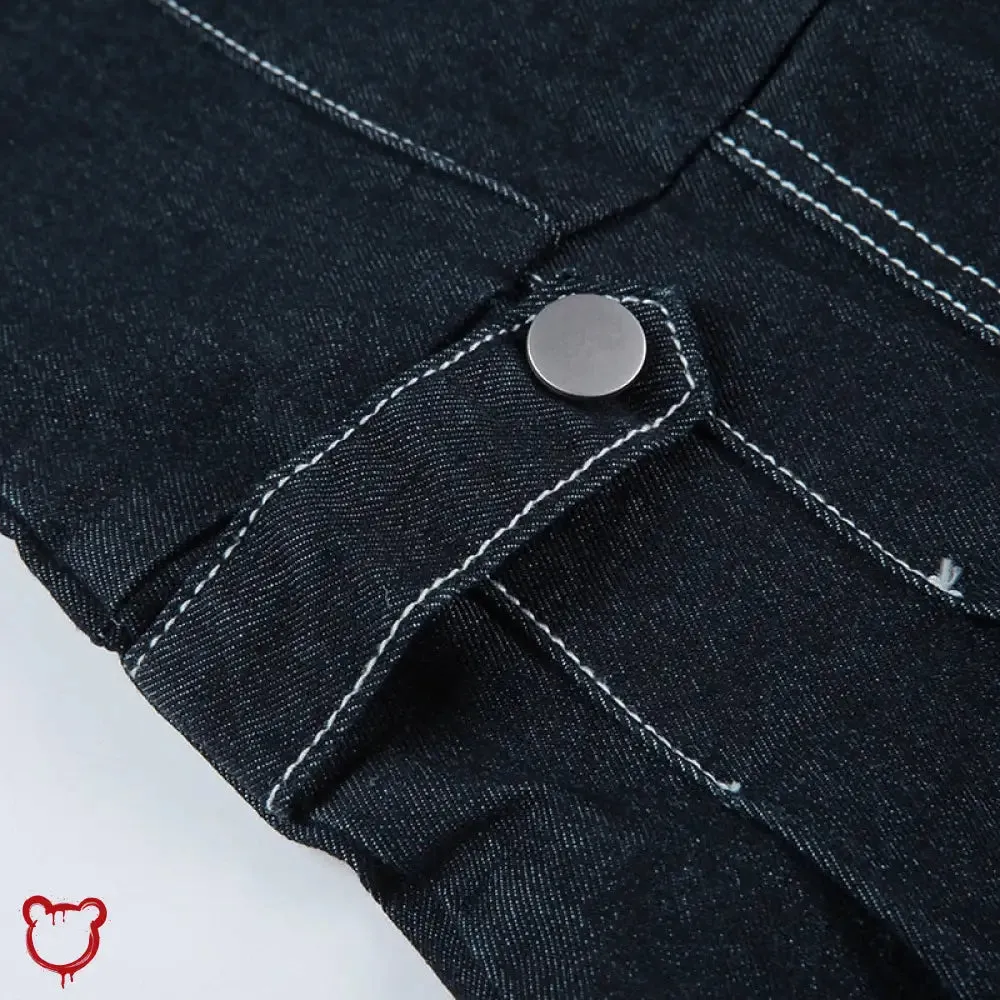 Blue Grunge Denim Dress Inbound