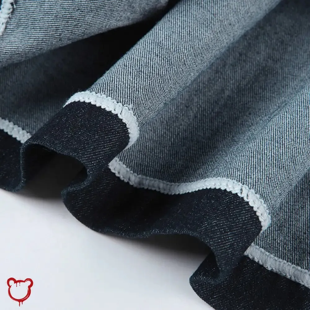Blue Grunge Denim Dress Inbound