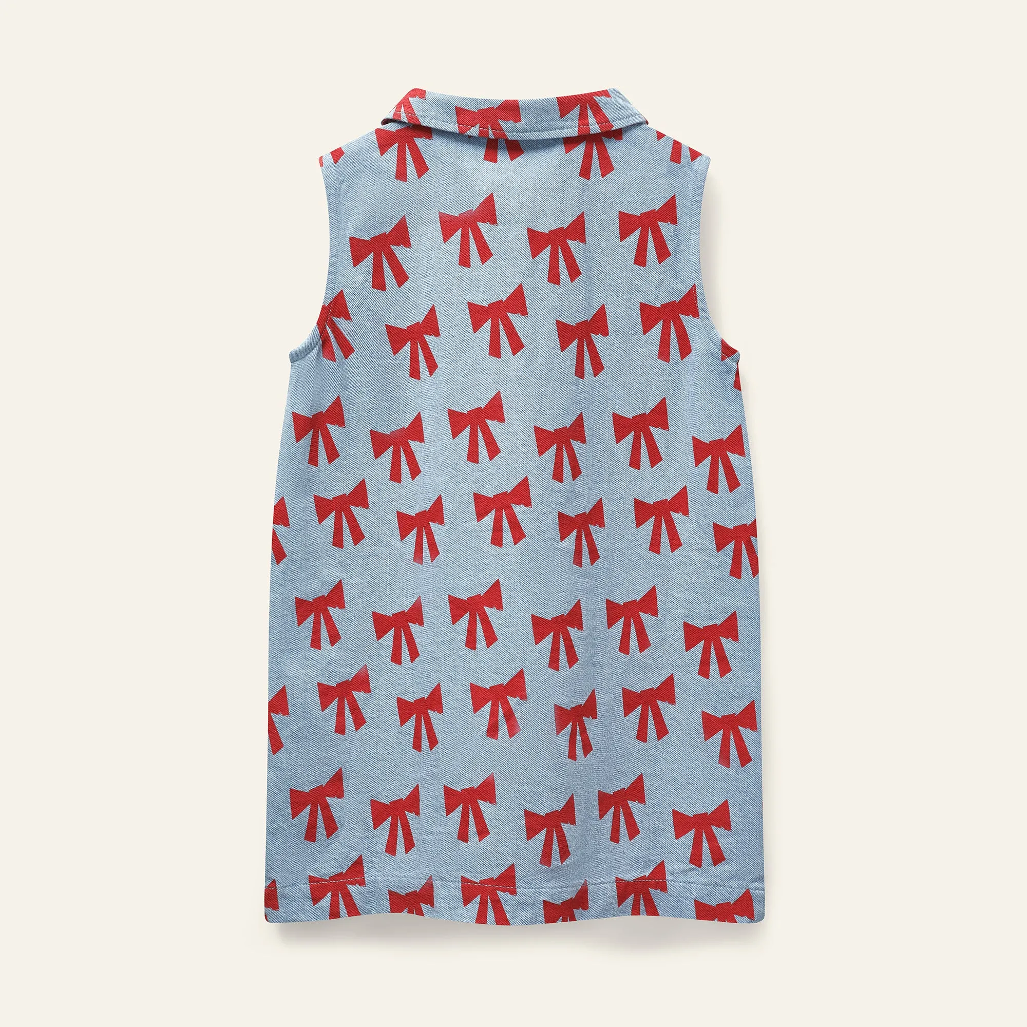 Bows denim dress by Wynken