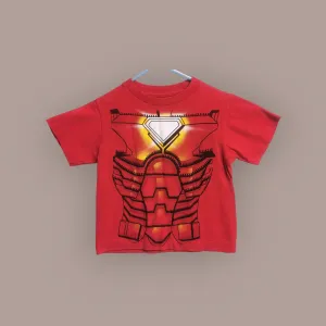 BOY SIZE 4 YEARS - MARVEL, Cotton Iron Man T-shirt EUC B49