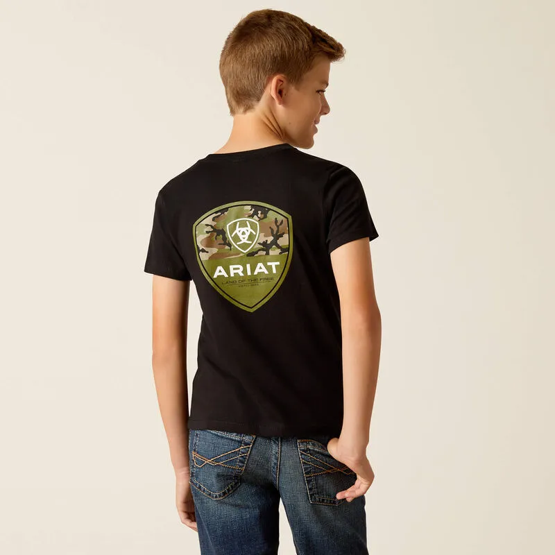 Boy's Ariat Camo Corps T-Shirt