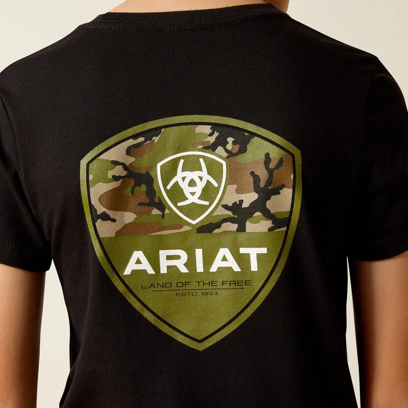 Boy's Ariat Camo Corps T-Shirt