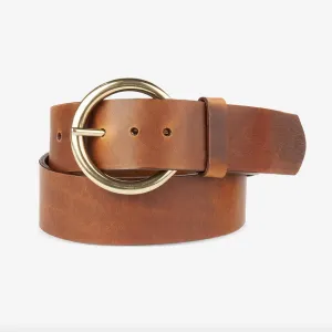 Brandy/Gold Vika Belt